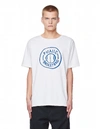 PIGALLE WHITE COTTON BASKETBALL PRINTED T-SHIRT,SCHOOLTEE/WHT