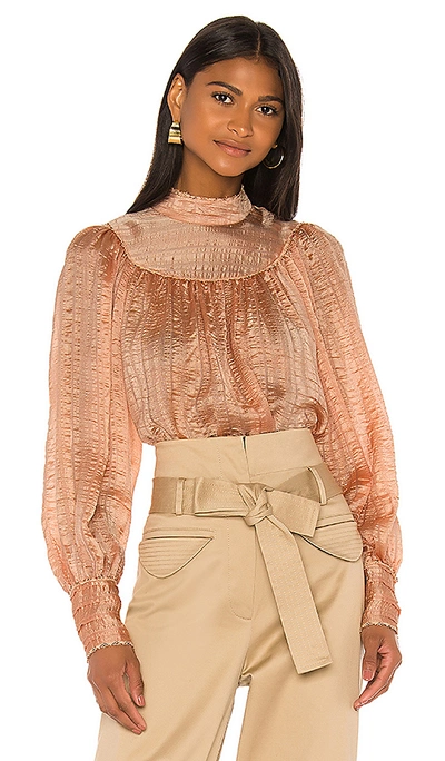 Ulla Johnson Edda Blouse In Rose