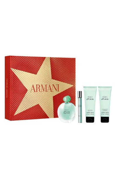 Giorgio Armani Acqua Di Gioia Eau De Parfum Set (usd $163 Value)