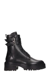 AMIRI COMBAT BOOT COMBAT BOOTS IN BLACK LEATHER,11098241