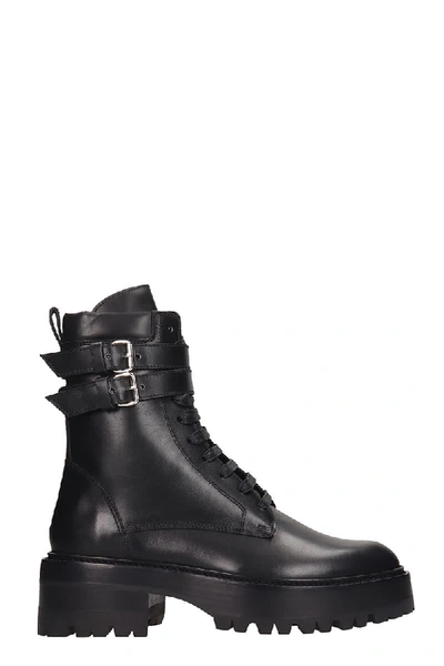 Amiri Combat Boot Combat Boots In Black Leather