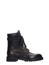 AMIRI COMBAT BOOT COMBAT BOOTS IN BLACK LEATHER,11098239