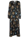 FORTE FORTE LONG DRESS WITH FLORAL PRINT,11098434