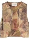 ALYX CAMOUFLAGE PRINTED CROPPED GILET