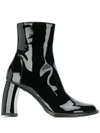 ANN DEMEULEMEESTER BANANA VERNIS BOOTS