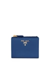 PRADA LOGO-PLAQUE BI-FOLD WALLET