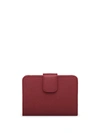 Prada Saffiano Leather Wallet In 红色