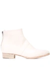 ALBERTO FERMANI BACK ZIP ANKLE BOOTS