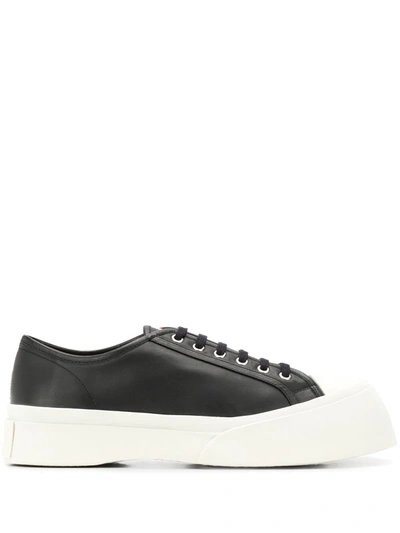 Marni Platform Trainers In White