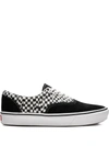 Vans Era Checkerboard Trainers Black In Black