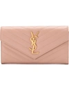 SAINT LAURENT MONOGRAM QUILTED WALLET