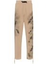 Alyx Abstract Printed Track Pants In Beg0003 Tan