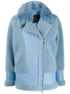 BLANCHA SHEARLING AVIATOR JACKET