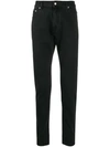 Represent High-waist Straight Leg Jeans In Vintage Black