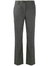 DOLCE & GABBANA STRAIGHT-LEG HOUNDSTOOTH TROUSERS