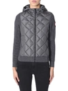 Canada Goose Hybridge Quilted Jacket In Grigio