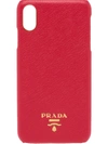 PRADA LOGO PLAQUE IPHONE XS MAX COVER