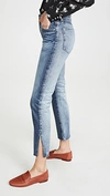 AG THE ISABELLE HIGH-RISE STRAIGHT CROP JEANS