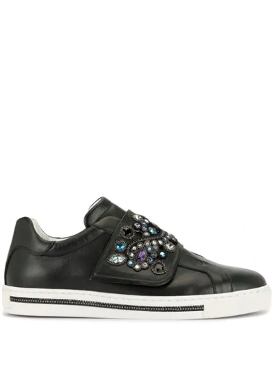 René Caovilla Veneziana Pop Sneakers In Black