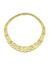 KATY BRISCOE Vanderbilt 18K Yellow Gold Cutout Collar Necklace