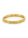 KATY BRISCOE Coskey's Column 18K Yellow Gold & Diamond Bangle Bracelet