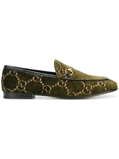Gucci Jordaan Gg Loafers In 3075