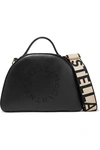 STELLA MCCARTNEY PERFORATED FAUX LEATHER SHOULDER BAG
