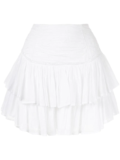 Aje Charlie Mini Skirt In White