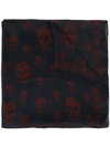 ALEXANDER MCQUEEN SKULLS PRINTED SCARF