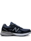 New Balance Mius 990v4 Sneaker In Blue ,grey