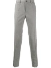 Incotex Slim-fit Tailored Trousers In Grey