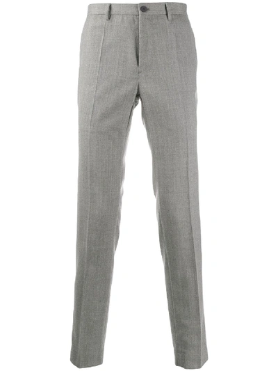 Incotex Slim-fit Tailored Trousers In Grey