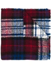 ALTEA TWO-SIDED CHECK SCARF