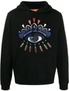 KENZO INDONESIAN FLOWER EYE连帽衫