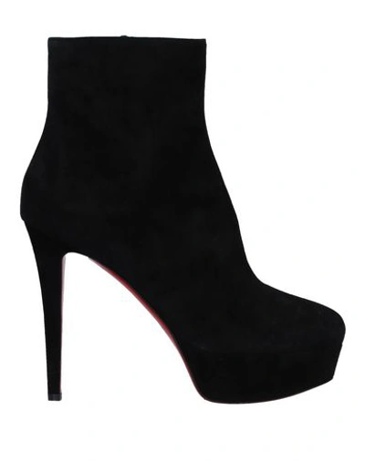 Christian Louboutin Ankle Boot In Black