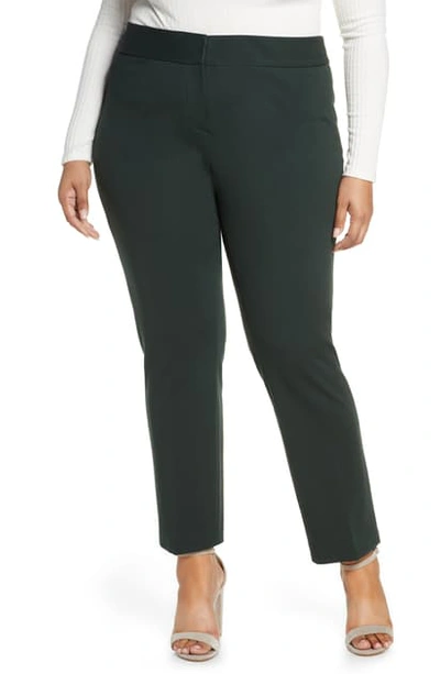 Vince Camuto Stretch Trousers In Dark Willow