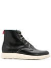 PS BY PAUL SMITH LACE-UP ANKLE BOOTS