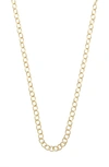 TEMPLE ST CLAIR 18-INCH OVAL CHAIN NECKLACE,N88863-XSOV18