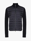MONCLER MONCLER PANELLED ZIPPED SWEATER,94127009466614469619