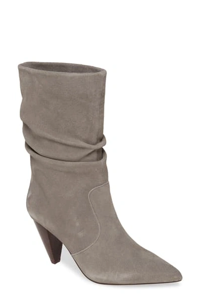 Kensie Kenley Slouch Boots Women's Shoes In Grey