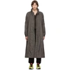 ISSEY MIYAKE ISSEY MIYAKE MEN GREY MICRO TAFFETA COAT