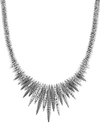 JOHN HARDY 'CLASSIC CHAIN TIGA' SILVER SPEAR BIB NECKLACE