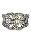 John Hardy Sterling Silver & 18k Yellow Gold Dot Large Cuff Bracelet
