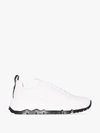 Pierre Hardy White Leather Street Life Sneakers In White