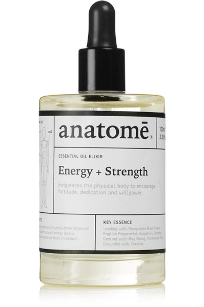 Anatome Essential Oil Elixir - Energy + Strength, 100ml In Colourless