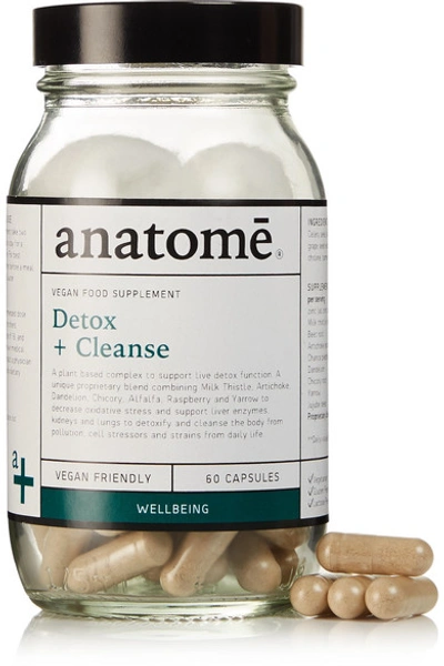 Anatome Vegan Food Supplement - Detox + Cleanse (60 Capsules) In Colorless