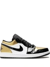 Jordan Air  1 Low Gold Toe In Black