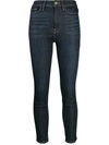 FRAME ALI HIGH RISE CROPPED JEANS