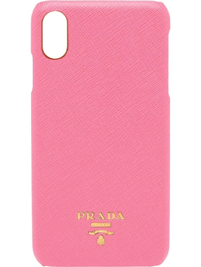 Prada Iphone Xs Max Case In Pink