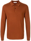 GIEVES & HAWKES KNITTED POLO SHIRT